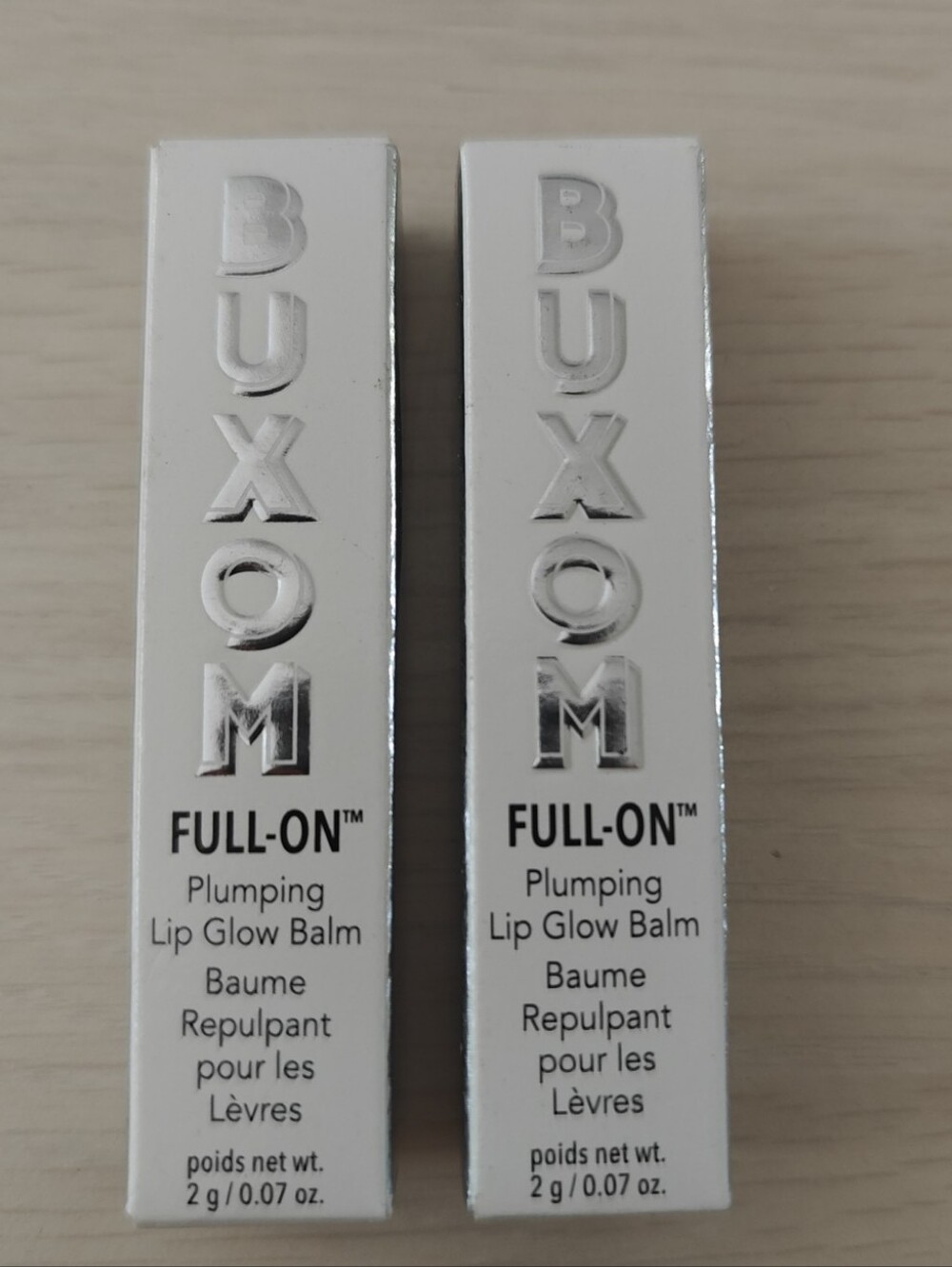 TWO(2) Buxom Full-On Plumping Lip Glow Balm.  Dolly Delight.